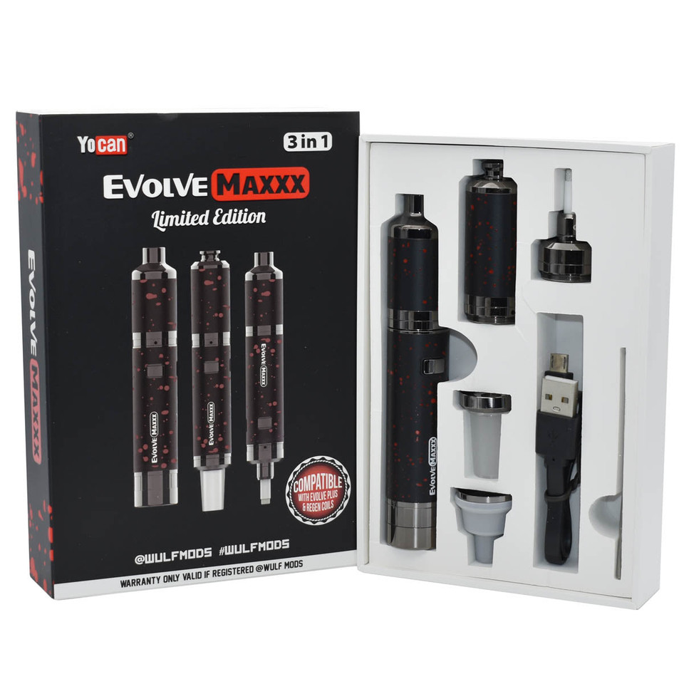 Yocan Wulf Evolve MAXXX 3-in-1 Dab Pen, Rig & Nectar Collector