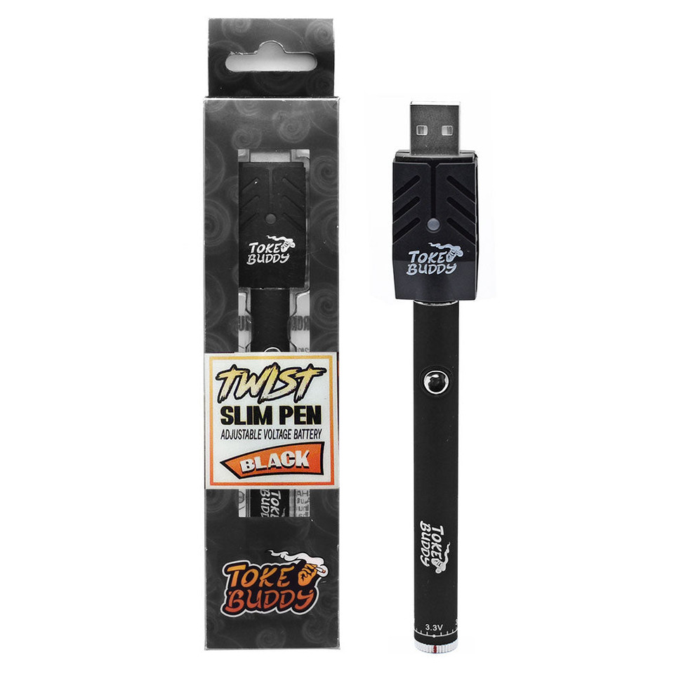 Toke Buddy Twist 510 Thread Cart Vape Pen Battery