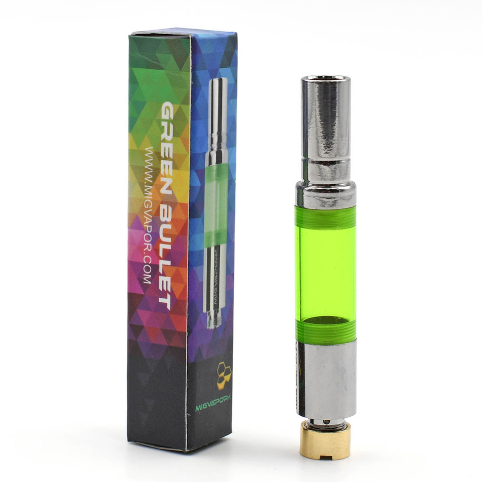 Mig Vapor Green Bullet 510 Thread Wax Vape Cart - 1 ml