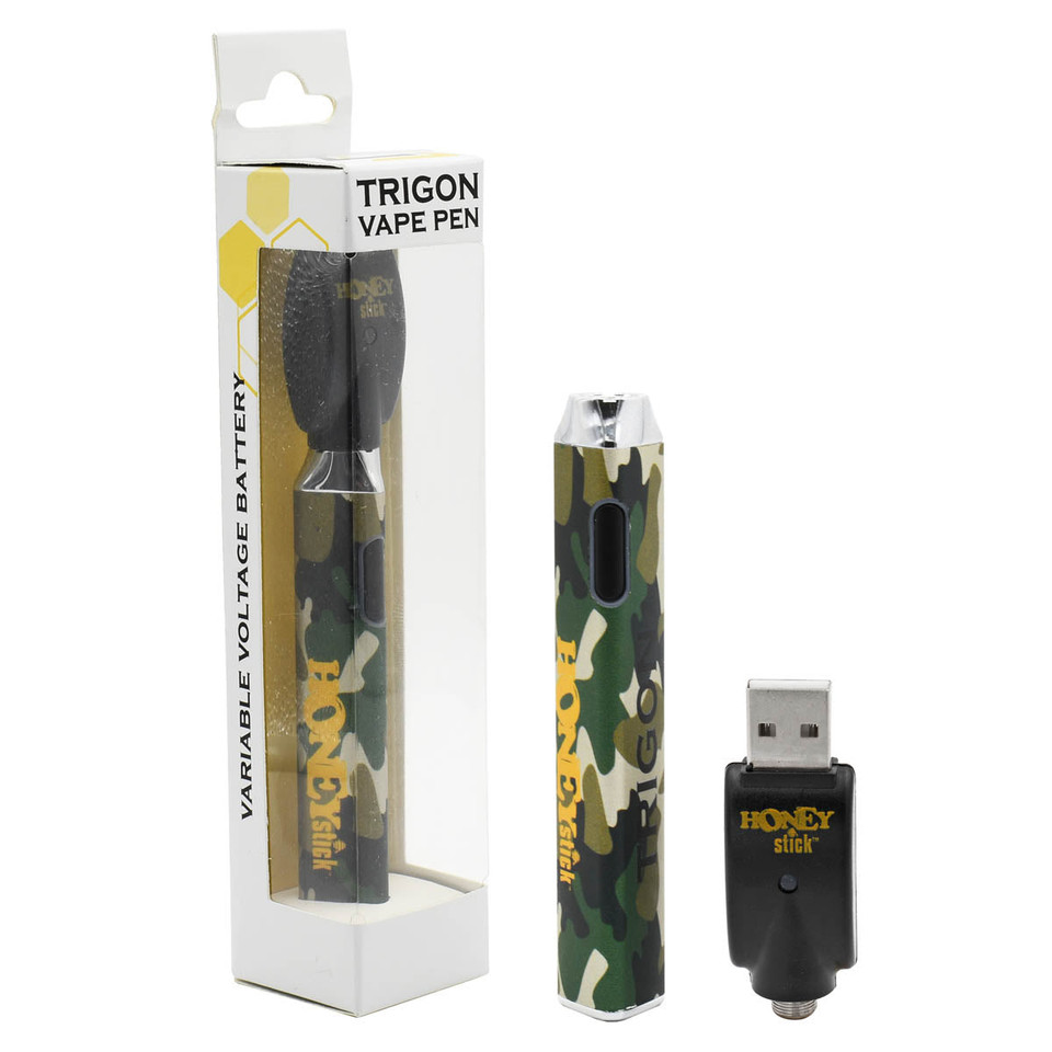 Honeystick Trigon 510 Thread Vape Cart Pen Battery