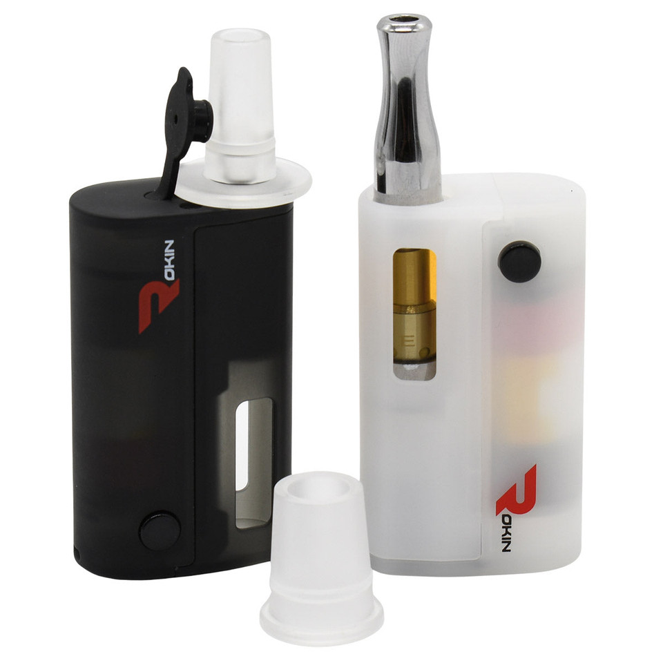 Rokin Mini Tank 2.0 - A 510 Thread Oil Vape Cart Battery & Water Pipe Adapter