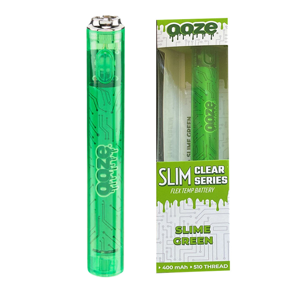 Ooze Slim Clear - 510 Thread Battery Vape Pen