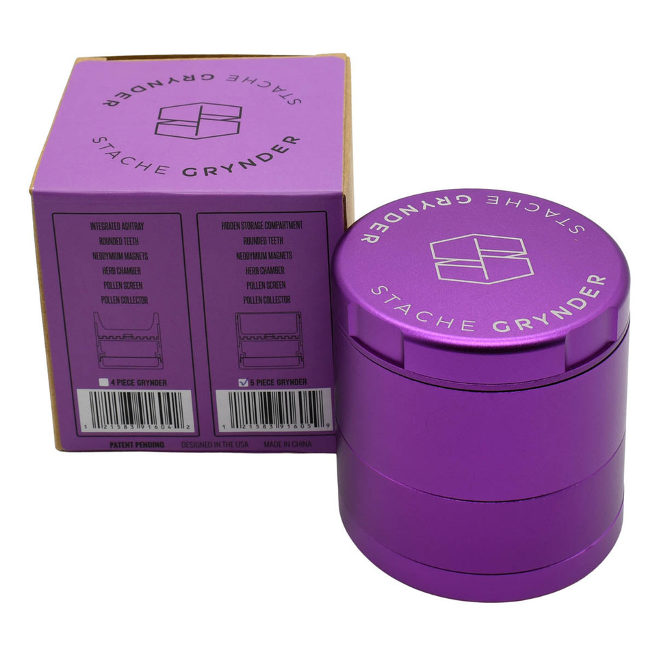 Stache Grynder - 5PC Dry Herb Grinder