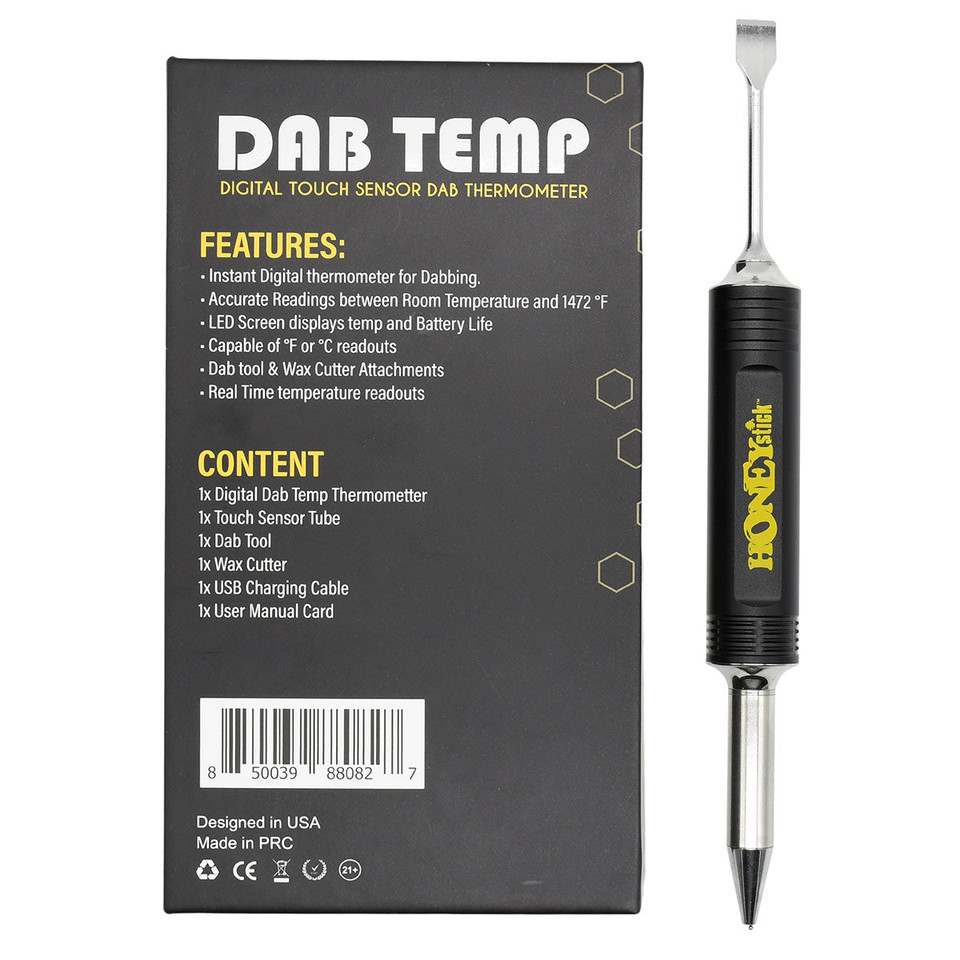 Honeystick Dab Temperature Reader - Instant Digital Dab Thermometer