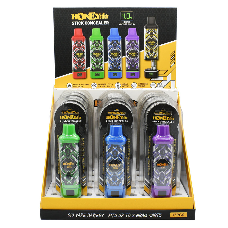 HoneyStick Stick Concealer 510 Thread Vape Cart Battery