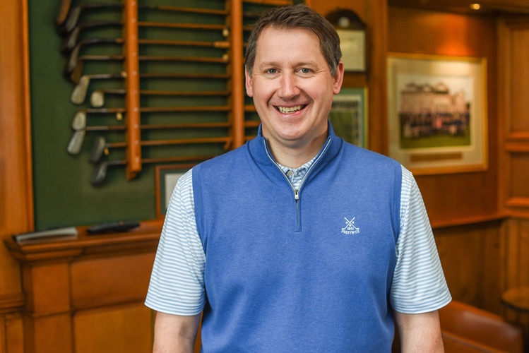 Head Professional David Fleming on the golf channel's Morning Drive programme