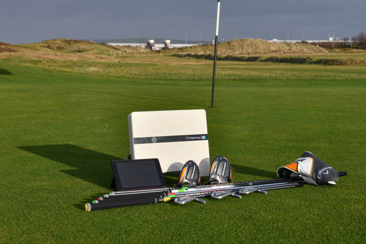 Callaway Mavrik range at Prestwick Golf Club