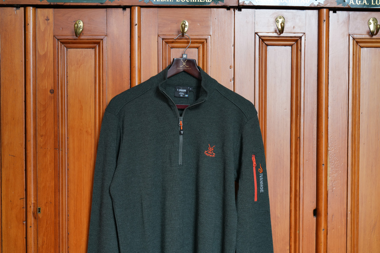 Ivanhoe Hadar 1/2 Zip - Rifle Green