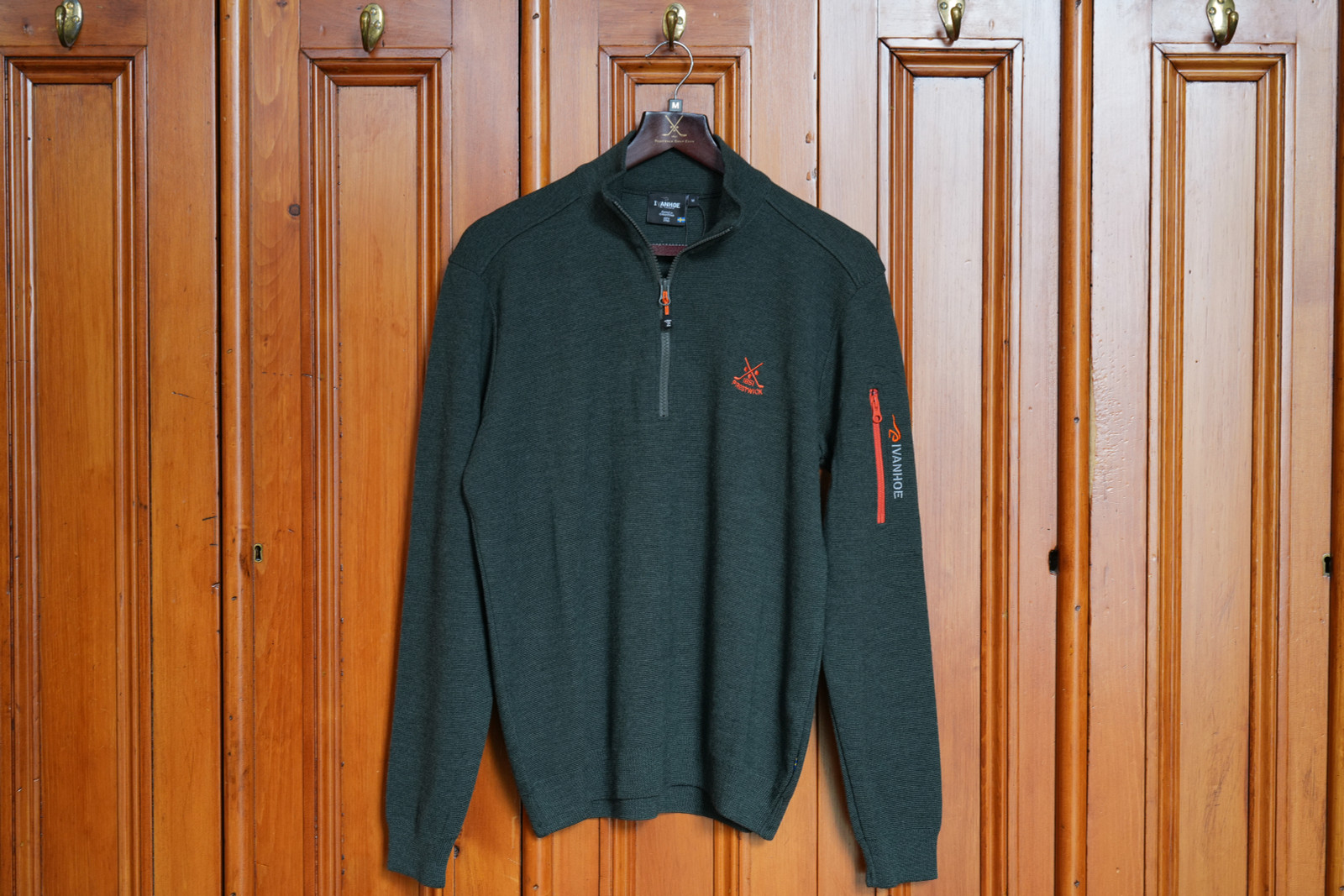 Ivanhoe Hadar 1/2 Zip Windbreaker - Rifle Green