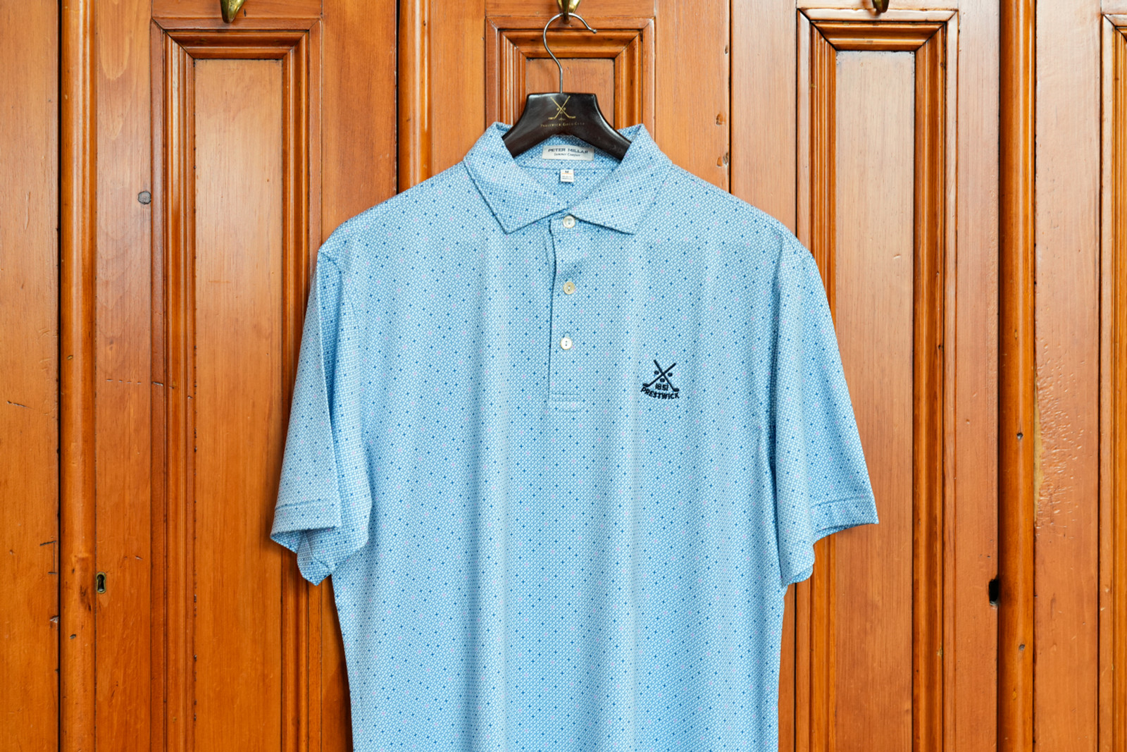 Peter Millar Barrier Performance Polo MS26EK22S - Stream Blue