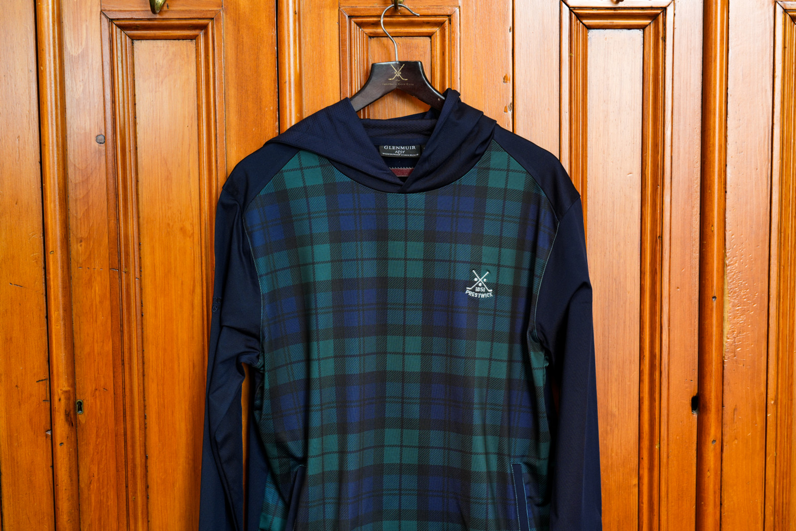 Glenmuir Cameron Hoodie - Navy/Tartan