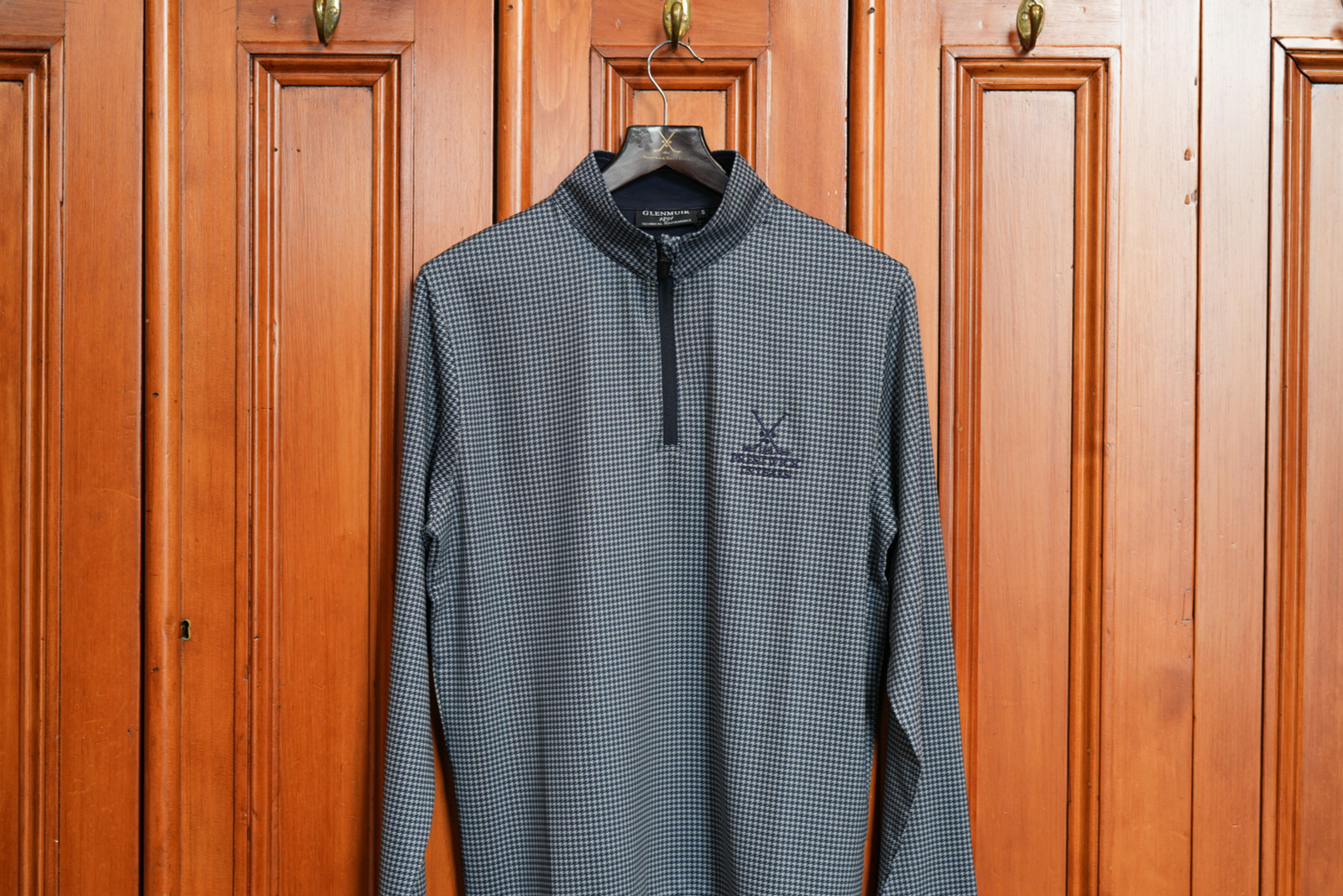 Glenmuir Wick pullover - Light Grey/Houndstooth (175 Years)