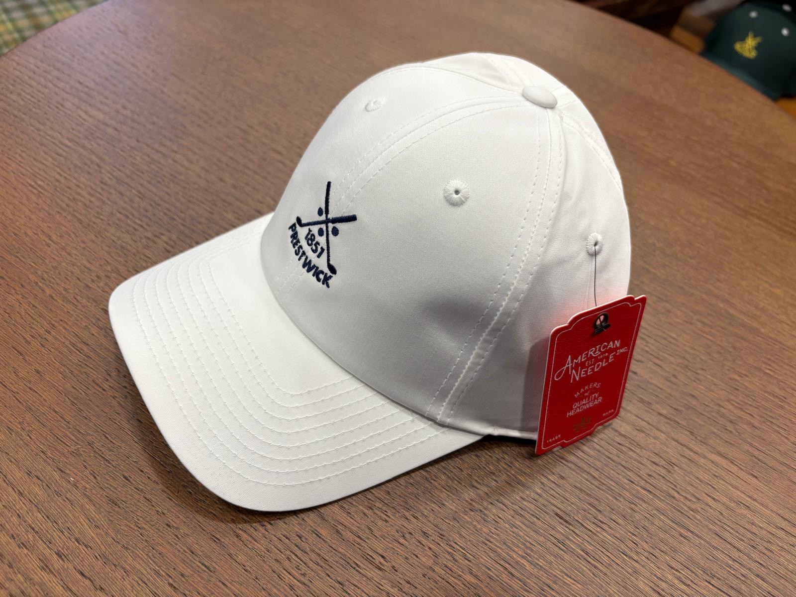 Prestwick American Needle Silky Cotton Cap - White