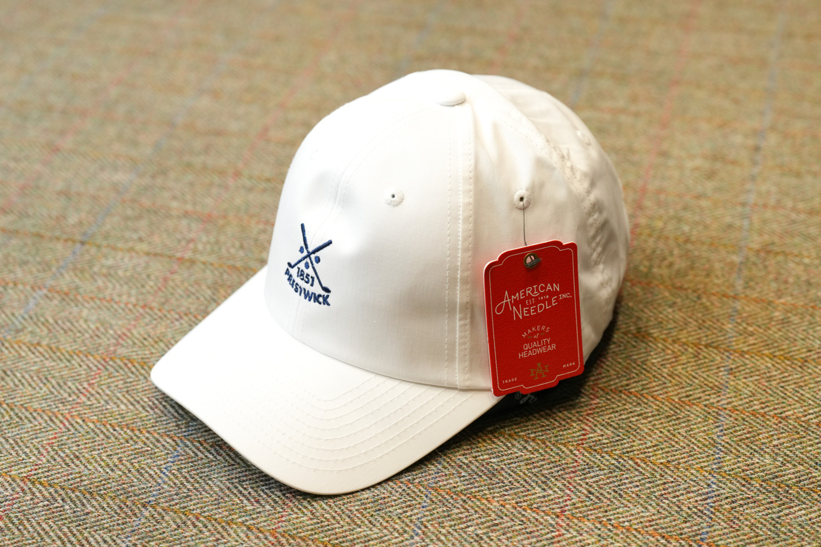 Prestwick American Needle Silky Cotton Cap - White