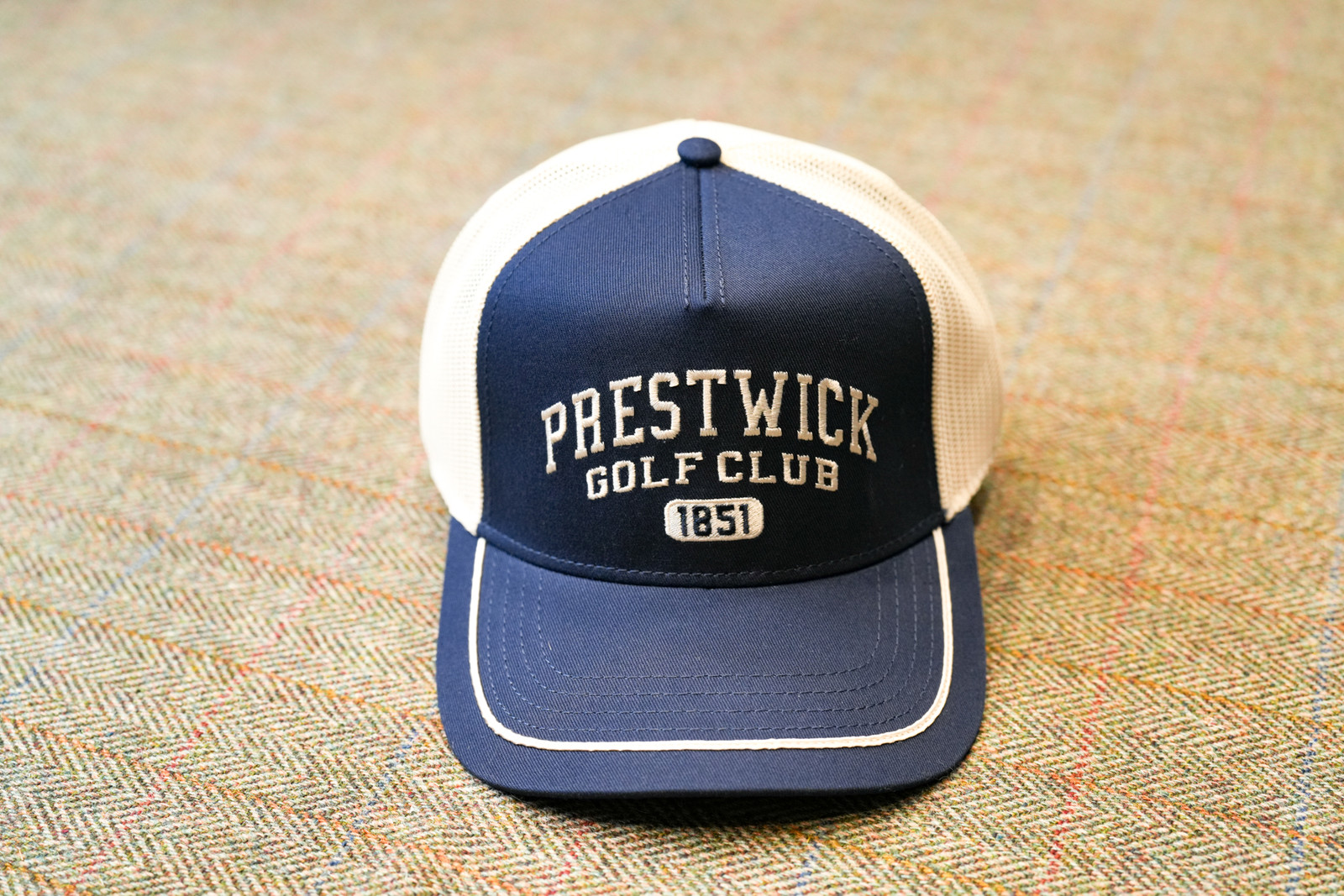 Prestwick American Needle Radler Mesh Cap - Navy/Cream