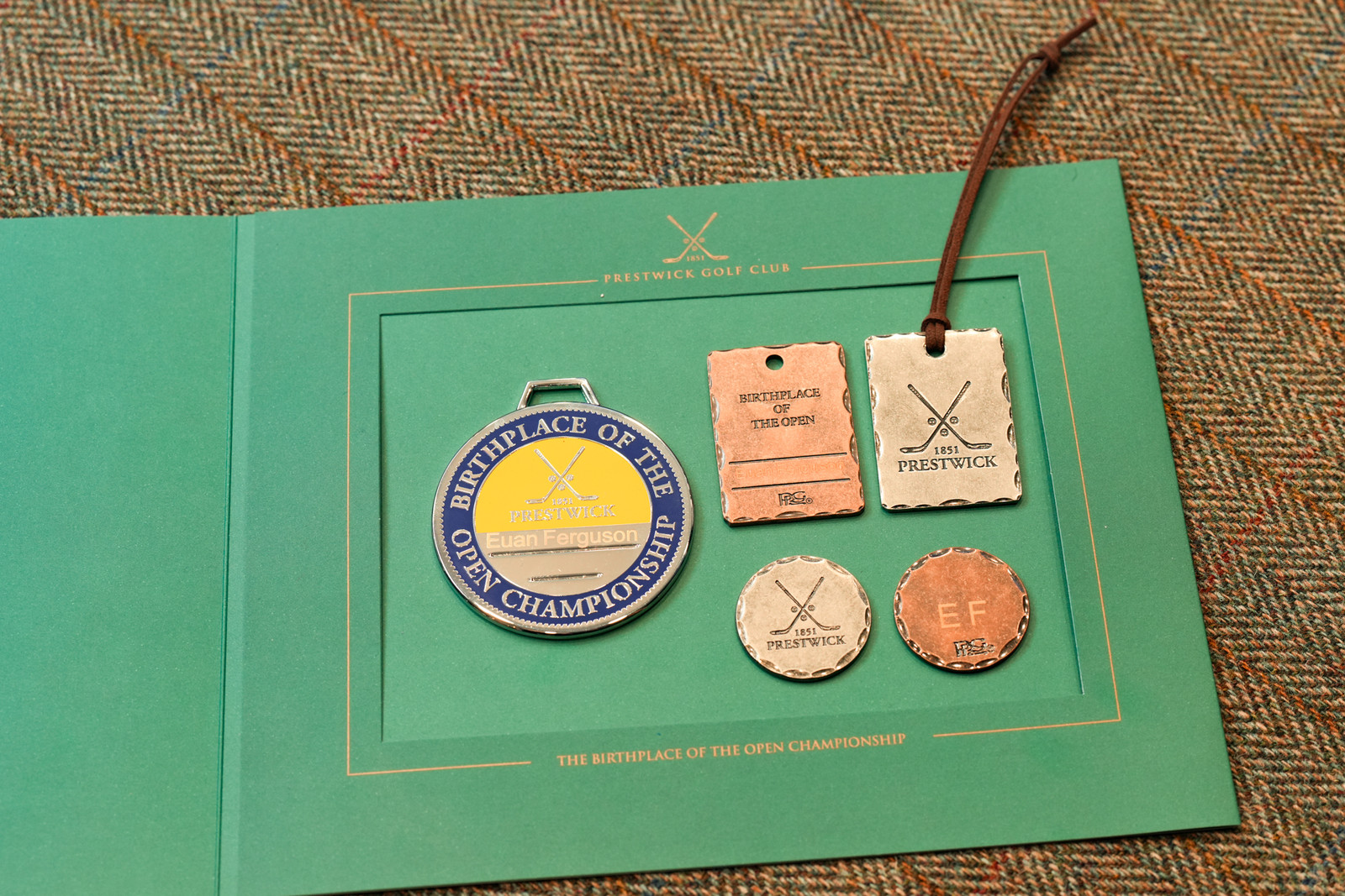 Prestwick Chiselled Bag Tag (FREE PERSONALISATION)