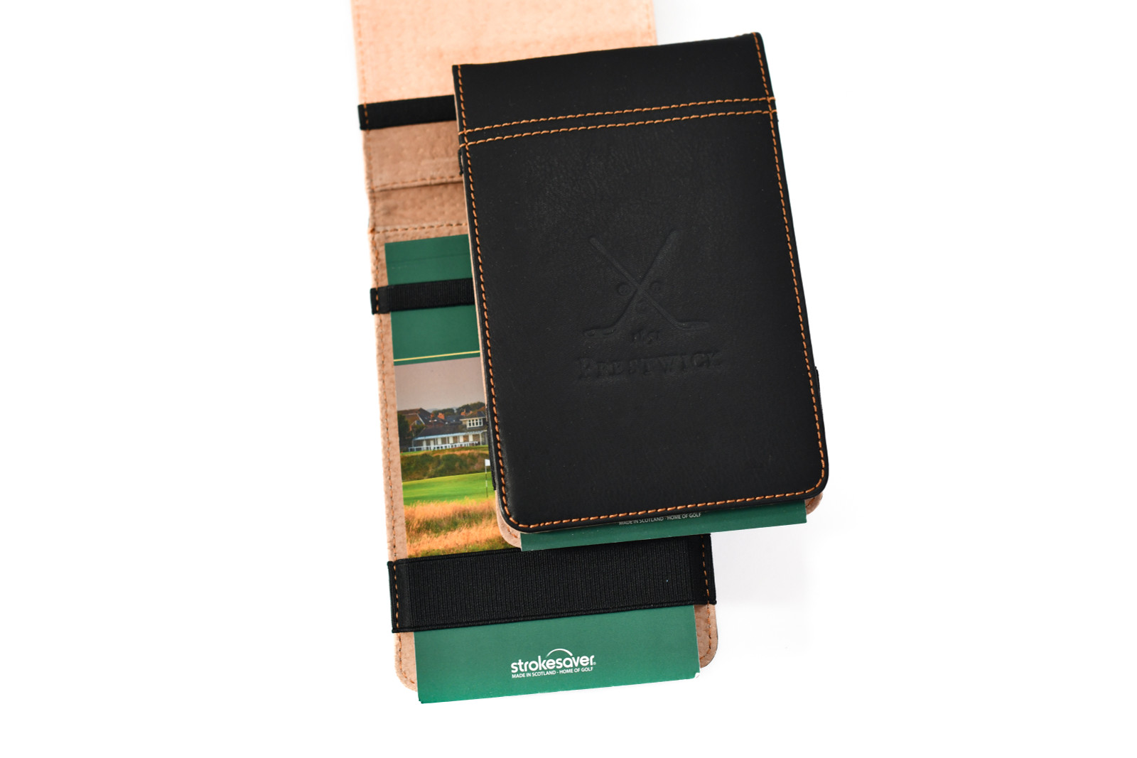Links and Kings Leather Yardage book holder