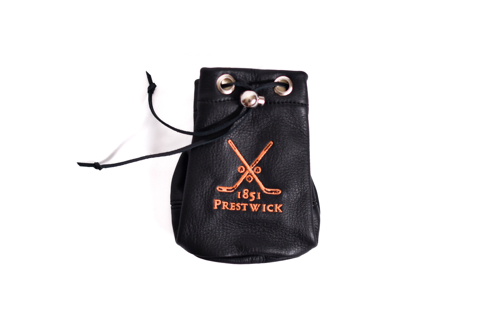 Links and Kings Leather Drawstrings Valuables Pouch