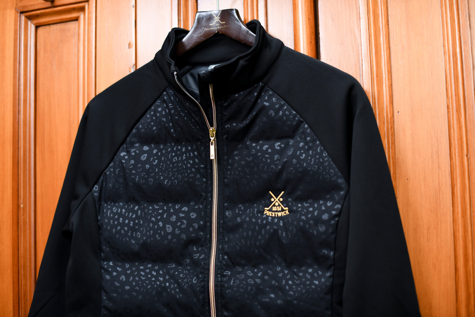 Glenmuir Ladies Samara Full Zip - Black Animal Print