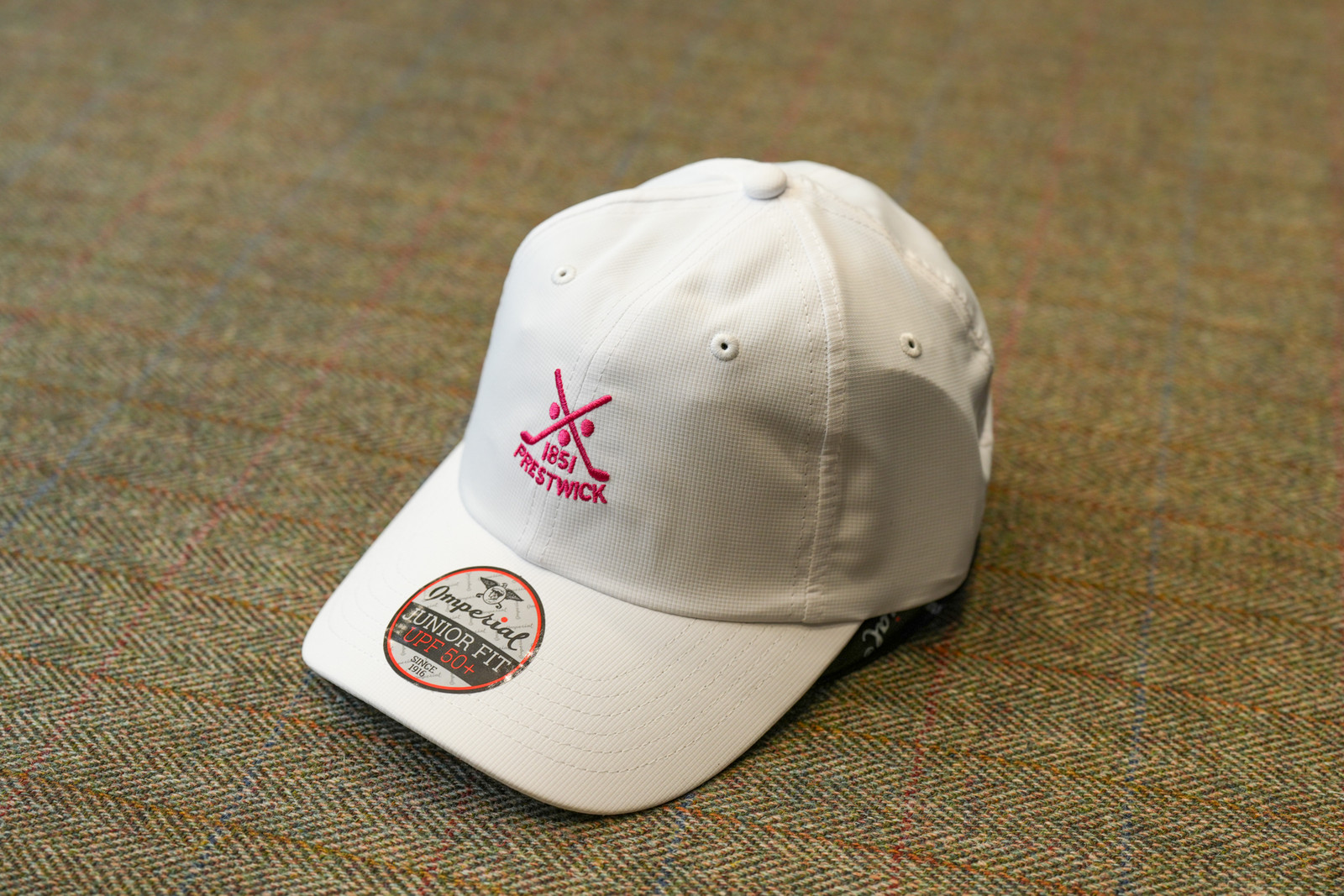 Kids Prestwick Imperial Cap - White