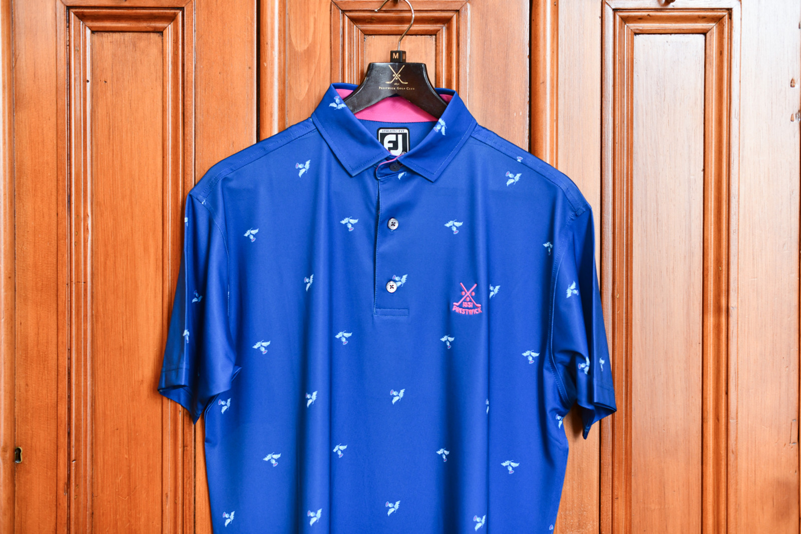 Footjoy Thistle Polo - Deep Blue (Athletic Fit)