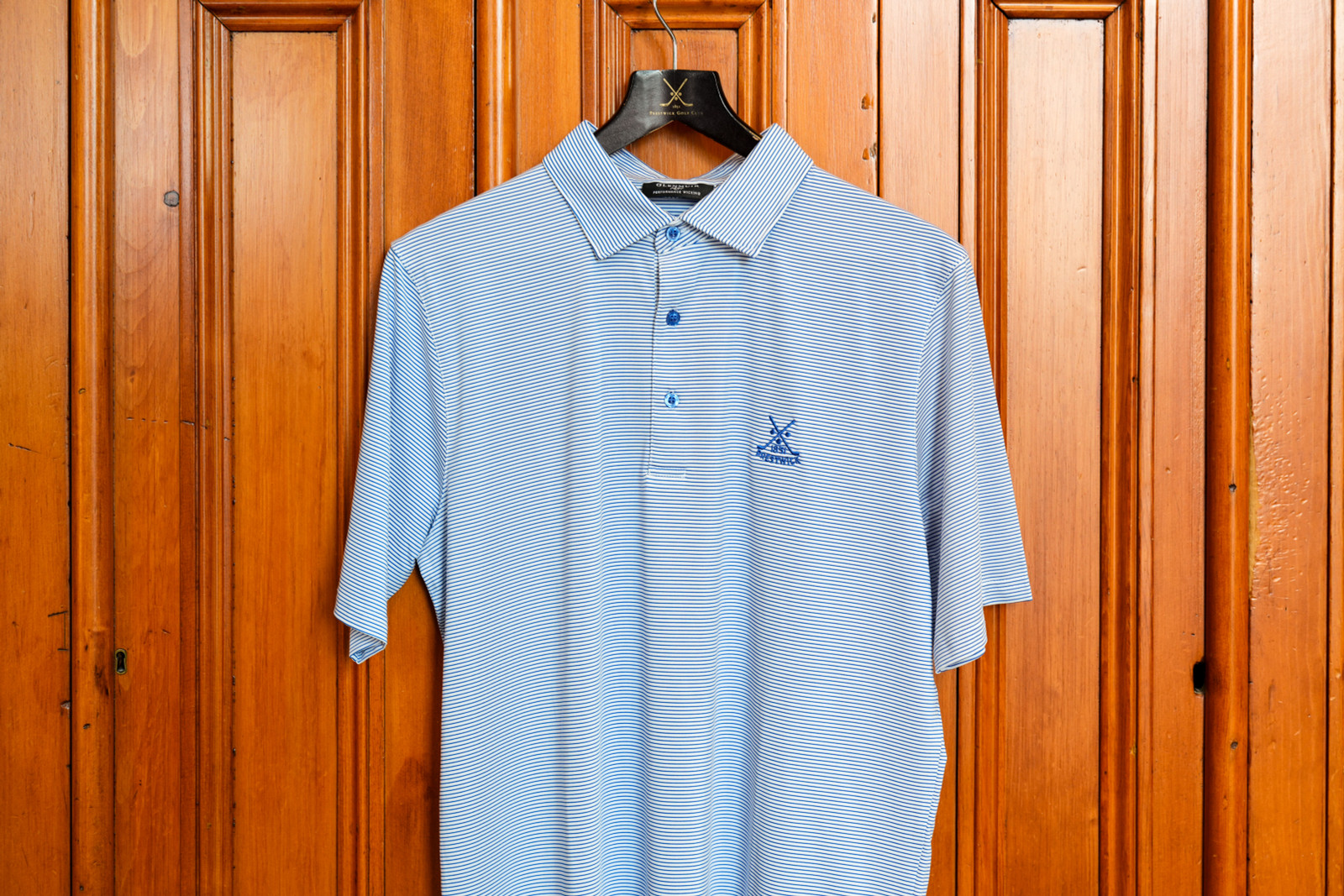 Glenmuir Torrance Polo Shirt - White/Tahiti