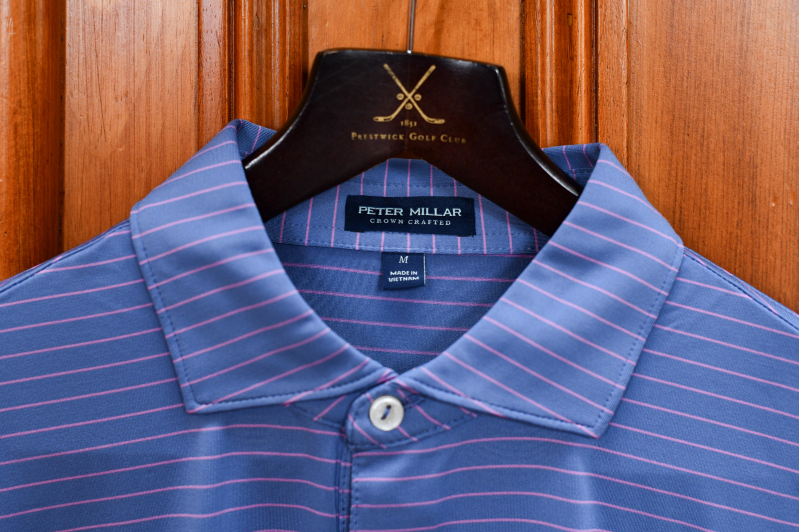 Peter Millar (Crown Crafted) MS24XK04E - Duet Perf Polo (Blue Pearl)