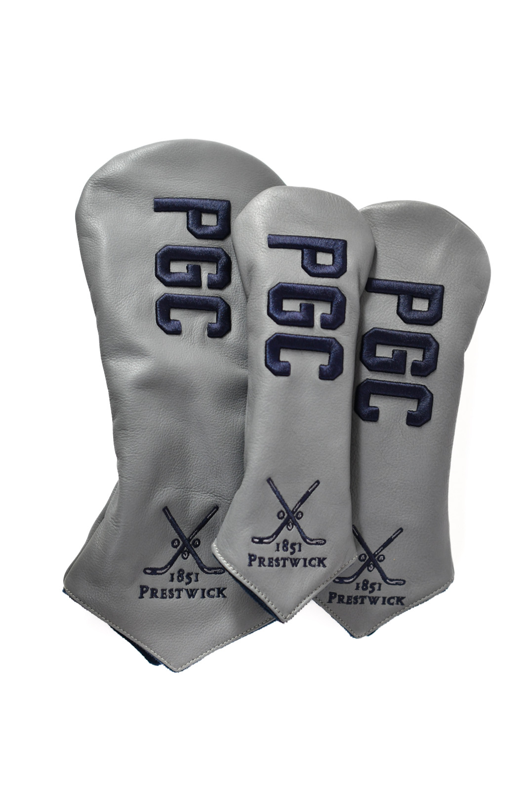 Prestwick 'Limited' Leather PGC Headcover - Silver