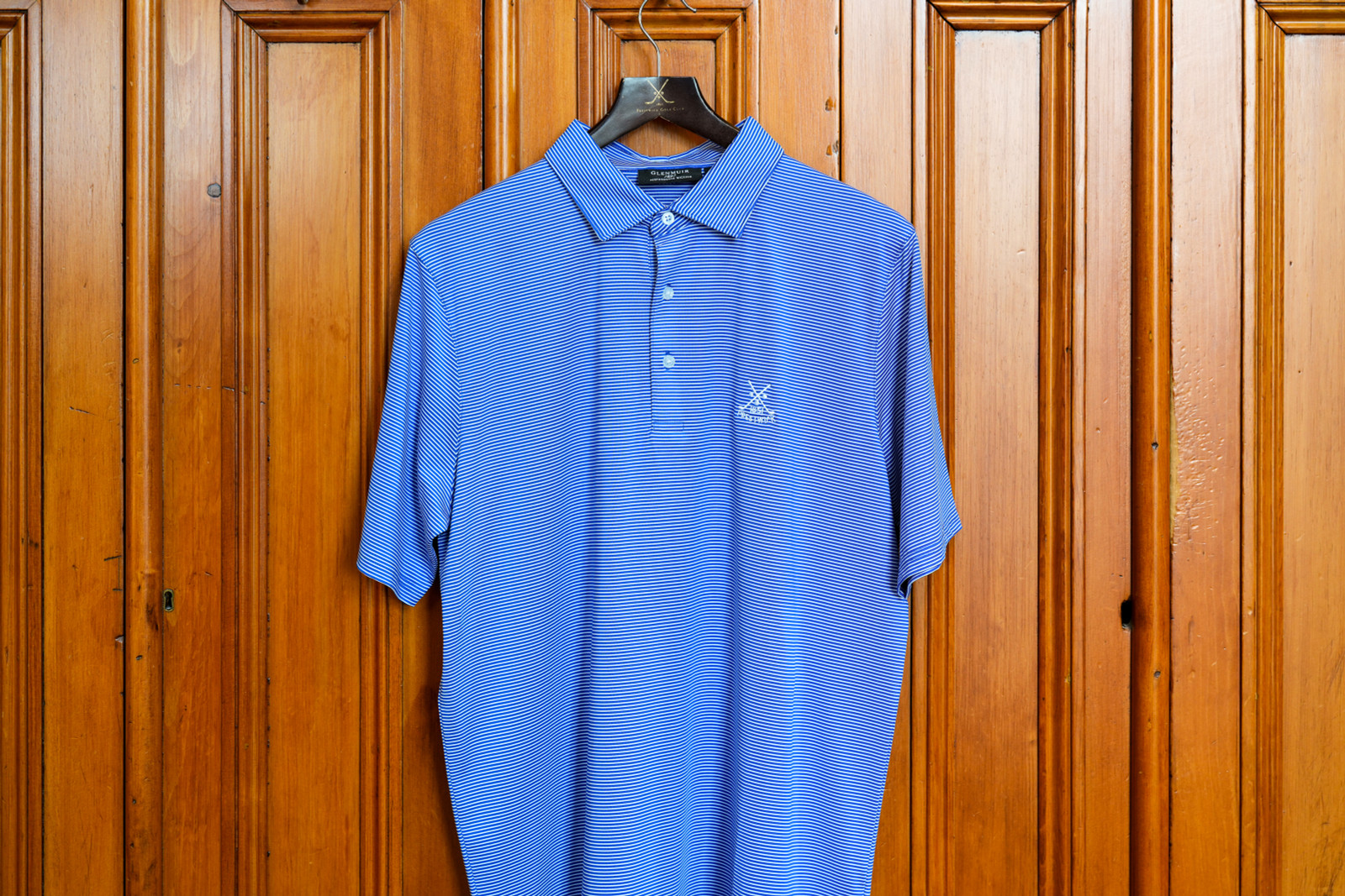 Glenmuir Torrance Polo Shirt - Ascot Blue/White