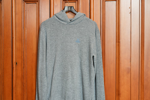 Greyson Koko Cashmere Hoodie  - Light Grey Heather