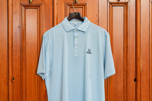 Peter Millar Highlands Performance Polo MS26EK10S - Stream Blue