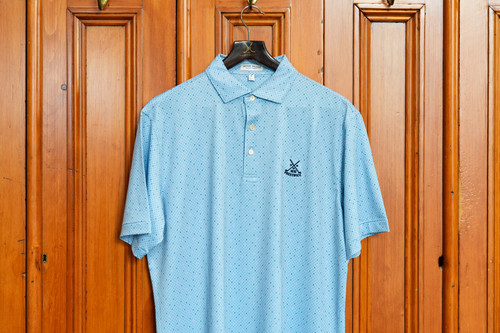 Peter Millar Barrier Performance Polo MS26EK22S - Stream Blue