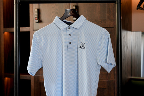Greyson Youth Saranac Polo shirt - Arctic/Wolf Blue
