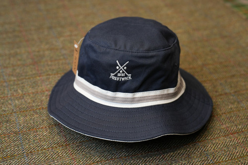 Patersons Brisbane Bucket Sun Hat - Navy/White/Grey