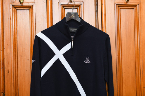 Glenmuir Saltire Sweater - Navy