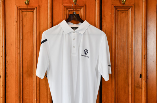 Glenmuir Saltire Polo Shirt - White (1st Prestwick)