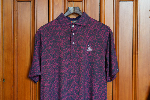 Kjus Golfer  Polo - Rhubarb/Atlanta Blue
