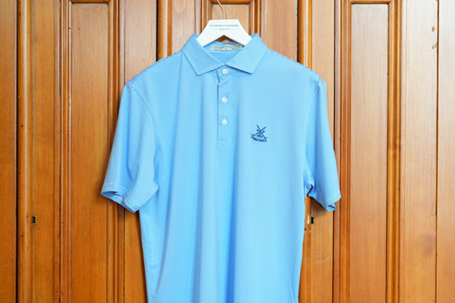 Holderness & Bourne Perkins Shirt - Horizon Blue & White