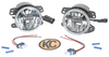 KC Hilites 494 4" Gravity SAE LEF G4 Fog Light Pair for Jeep Wrangler JK 2007-2009