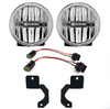 KC Hilites 504 4" Gravity LED G4 2 Light System Fog Beam for Jeep Wrangler JL & Gladiator JT 2018+