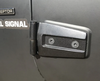 Kentrol 80575 4-Piece Door Hinge Set in Textured Black for Jeep Wrangler JK 2007-2018