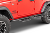 N-Fab HPJ0764-TX Podium Nerf Steps in Textured Black for Jeep Wrangler JK 4 Door 2007-2018