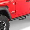 N-Fab J1846 3" Tubular Nerf Steps in Textured Black for Jeep Wrangler JL 2 Door 2018+