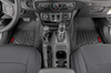 Rough Country M-61505 Front & Rear Floor Mats for Jeep Gladiator JT 2020+ with Non-Locking Under Seat Storage