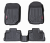 Rough Country M-60712 Front & Rear Floor Mats for Jeep Wrangler JK 4 Door 2007-2013