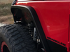 Motobilt MB1075-2-A Aluminum Crusher 2" Front Fenders for Jeep Wrangler JK 2007-2018