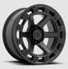 KMC Wheels KM862 Raid Wheel 17x9 5x5 and 6x139.7 in Satin Black