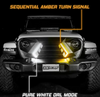 XK Glow XK-GRILL-JL1 XKChrome LED Grille Kit for Jeep Wrangler JL & Gladiator JT 2018+