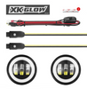 XK Glow XK042010-B RGB LED Fog Lights for Jeep Wrangler JK 2007-2018