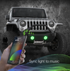 XK Glow XK042010-B RGB LED Fog Lights for Jeep Wrangler JK 2007-2018